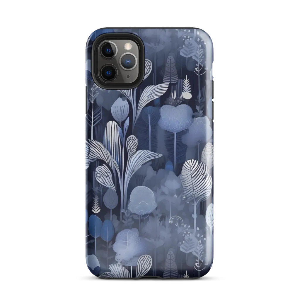 Blue Velvet Garden on Tough Case for iPhone® — Front