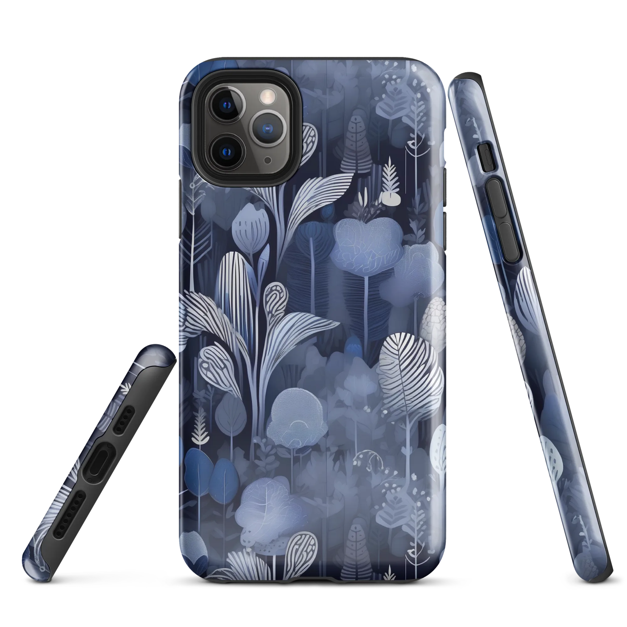 Blue Velvet Garden on Tough Case for iPhone® — Front