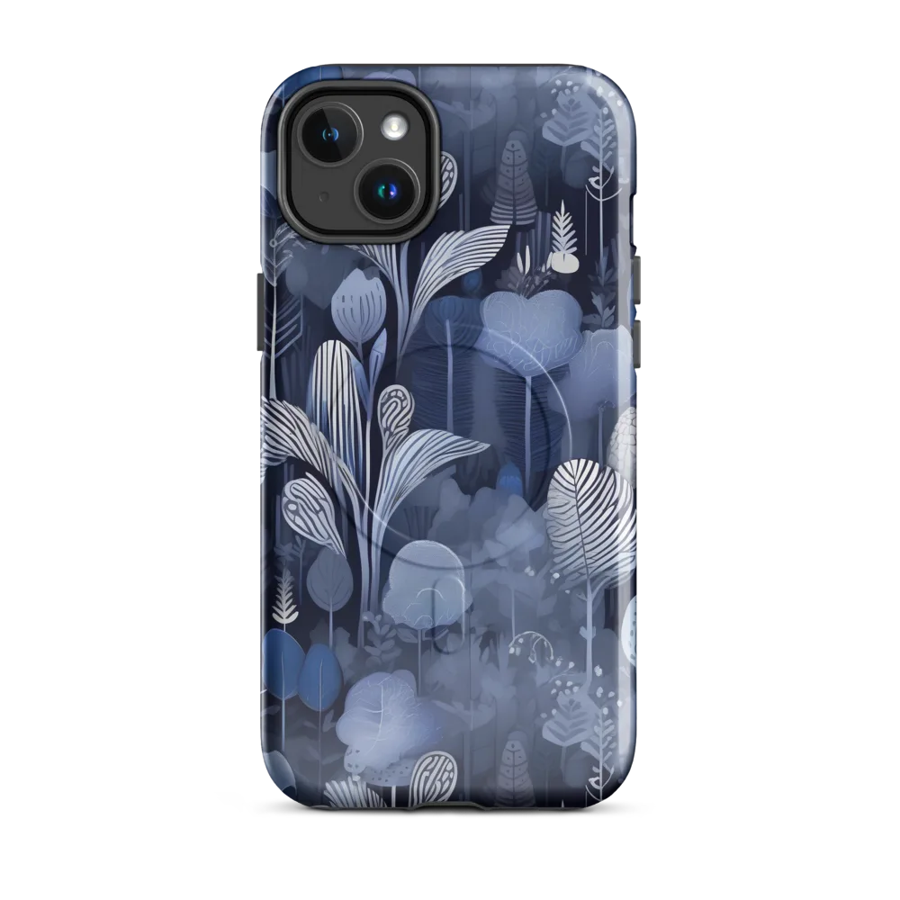 Blue Velvet Garden on MagSafe Tough Case for iPhone® — Front