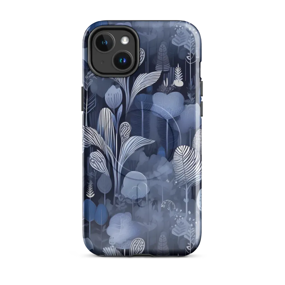 Blue Velvet Garden on MagSafe Tough Case for iPhone® — Front