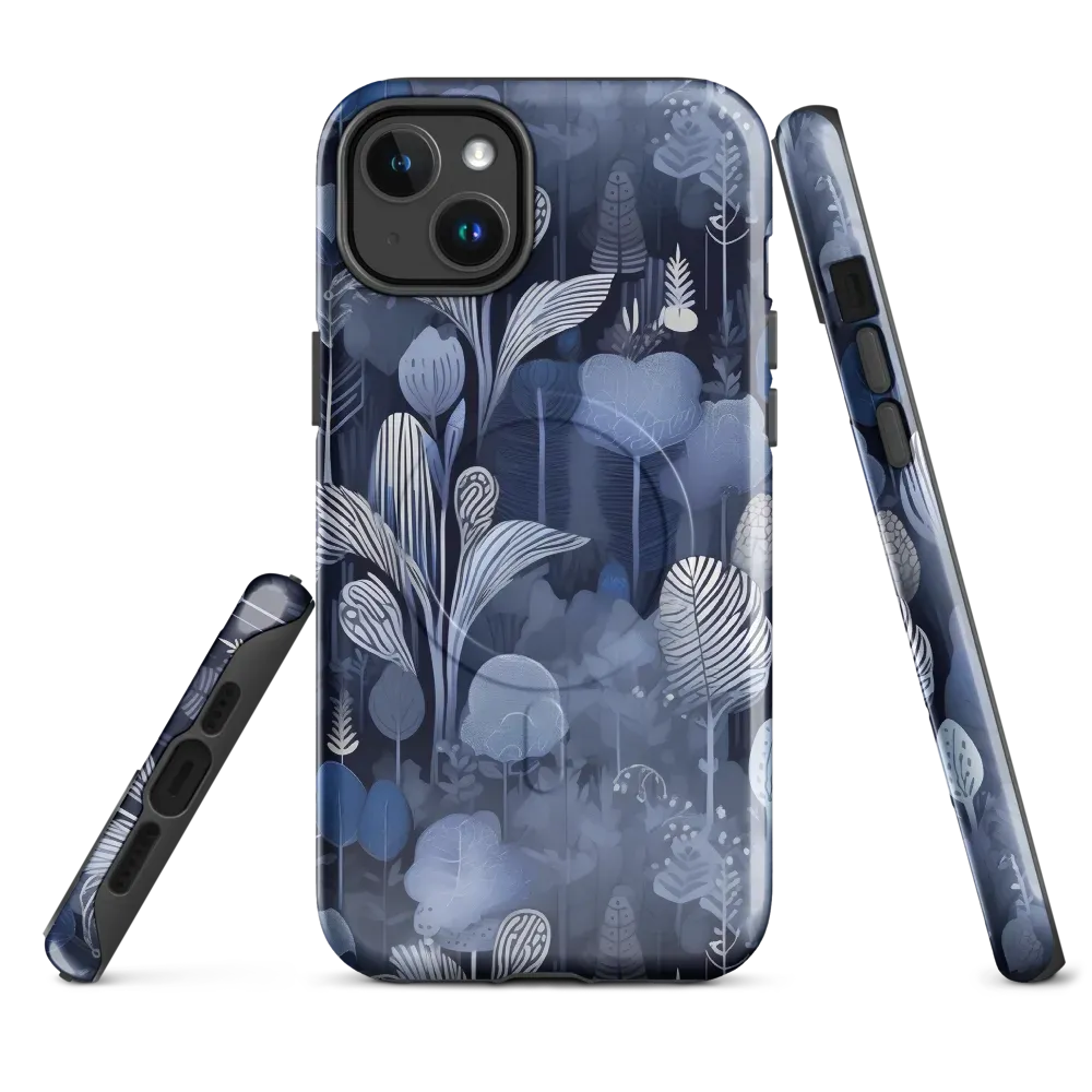 Blue Velvet Garden on MagSafe Tough Case for iPhone® — Front