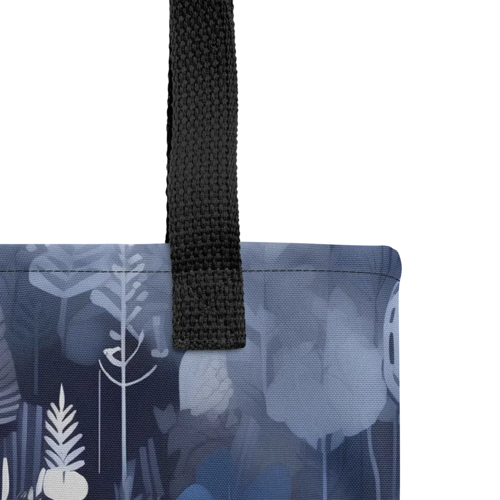 Blue Velvet Garden on Tote Bag — Product details