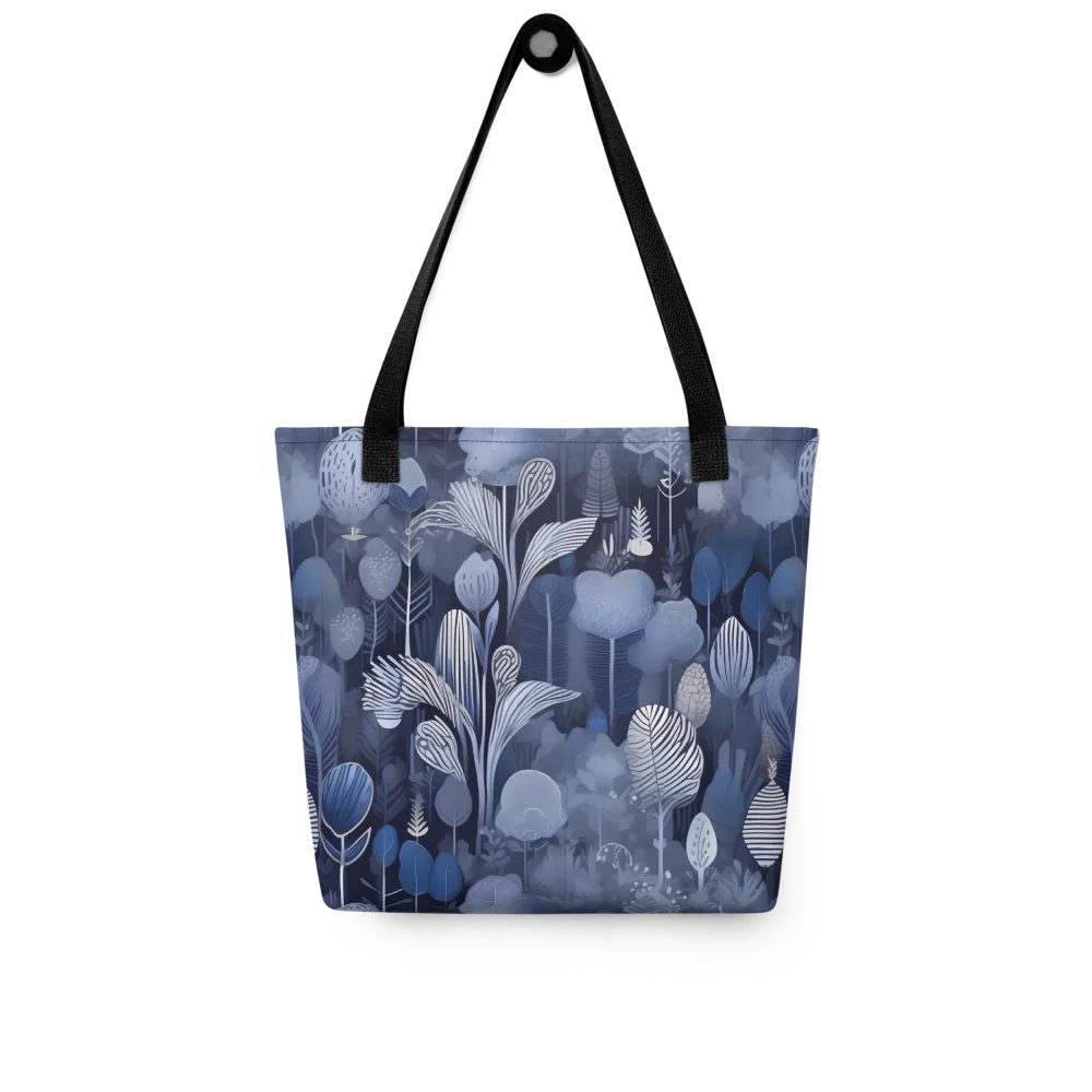 Blue Velvet Garden on Tote Bag — Front