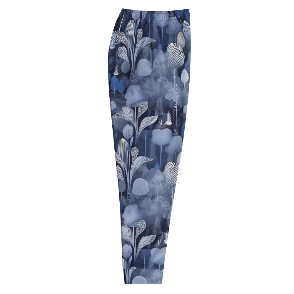 Blue Velvet Garden on Men's Joggers — Right