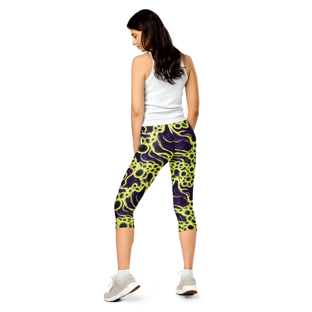 Solar Cells on Capri Leggings — Back