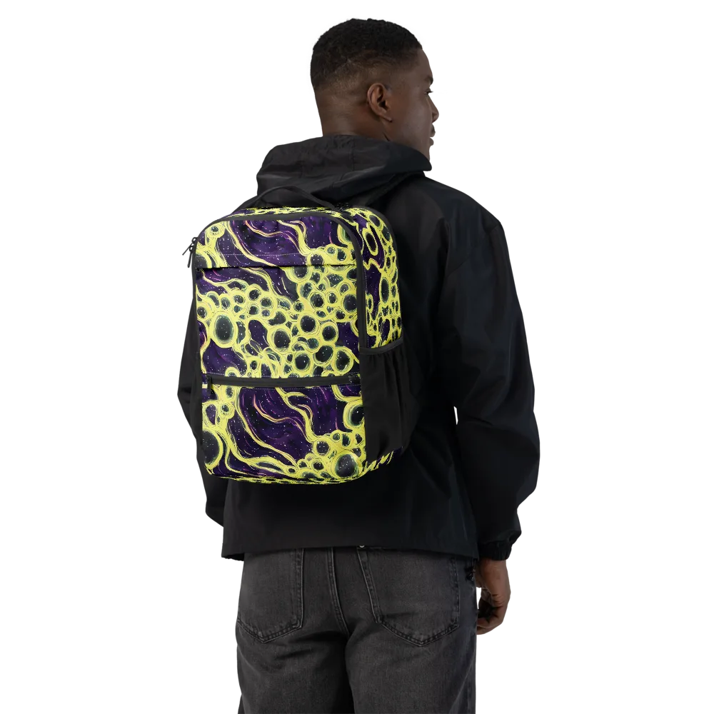 Solar Cells on Utility Backpack — Back