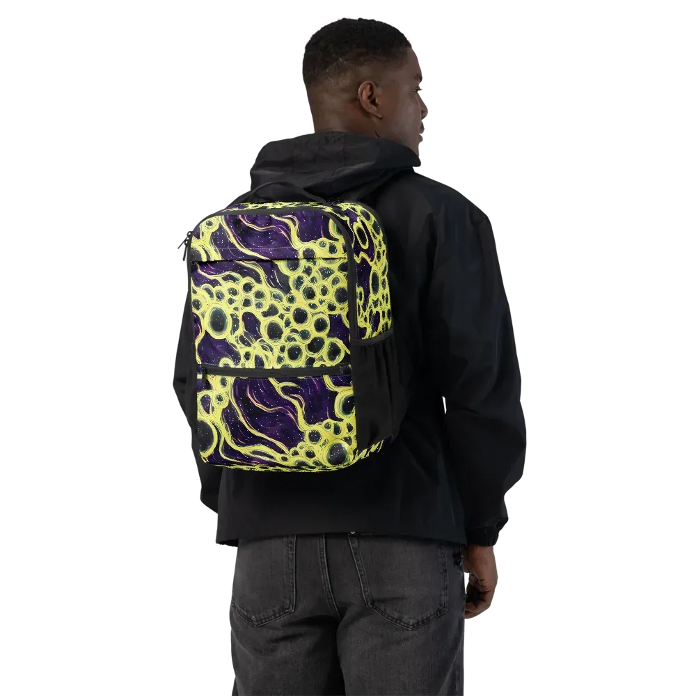 Solar Cells on Utility Backpack — Back
