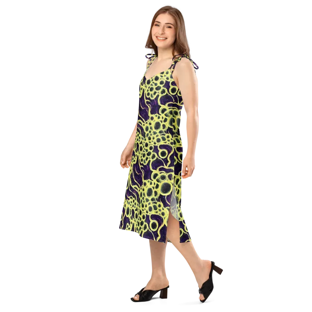 Solar Cells on Slip Dress — Left Front