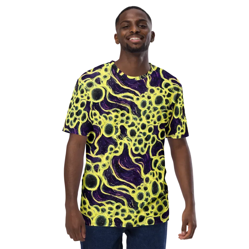 Solar Cells on Men's Crew Neck T-Shirt — Front