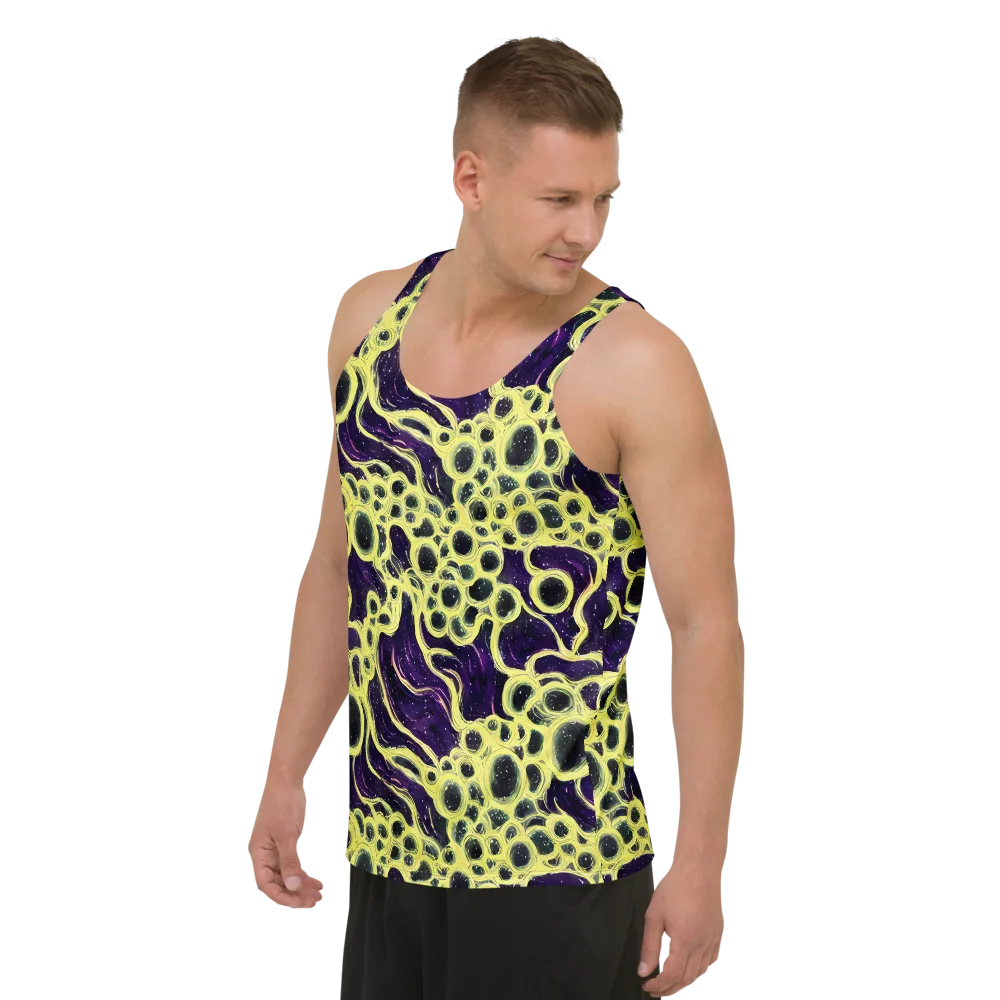 Solar Cells on Men's Tank Top — Left Front