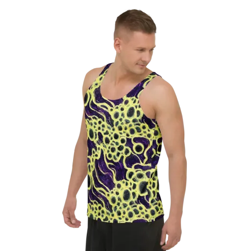 Solar Cells on a Men's Tank Top