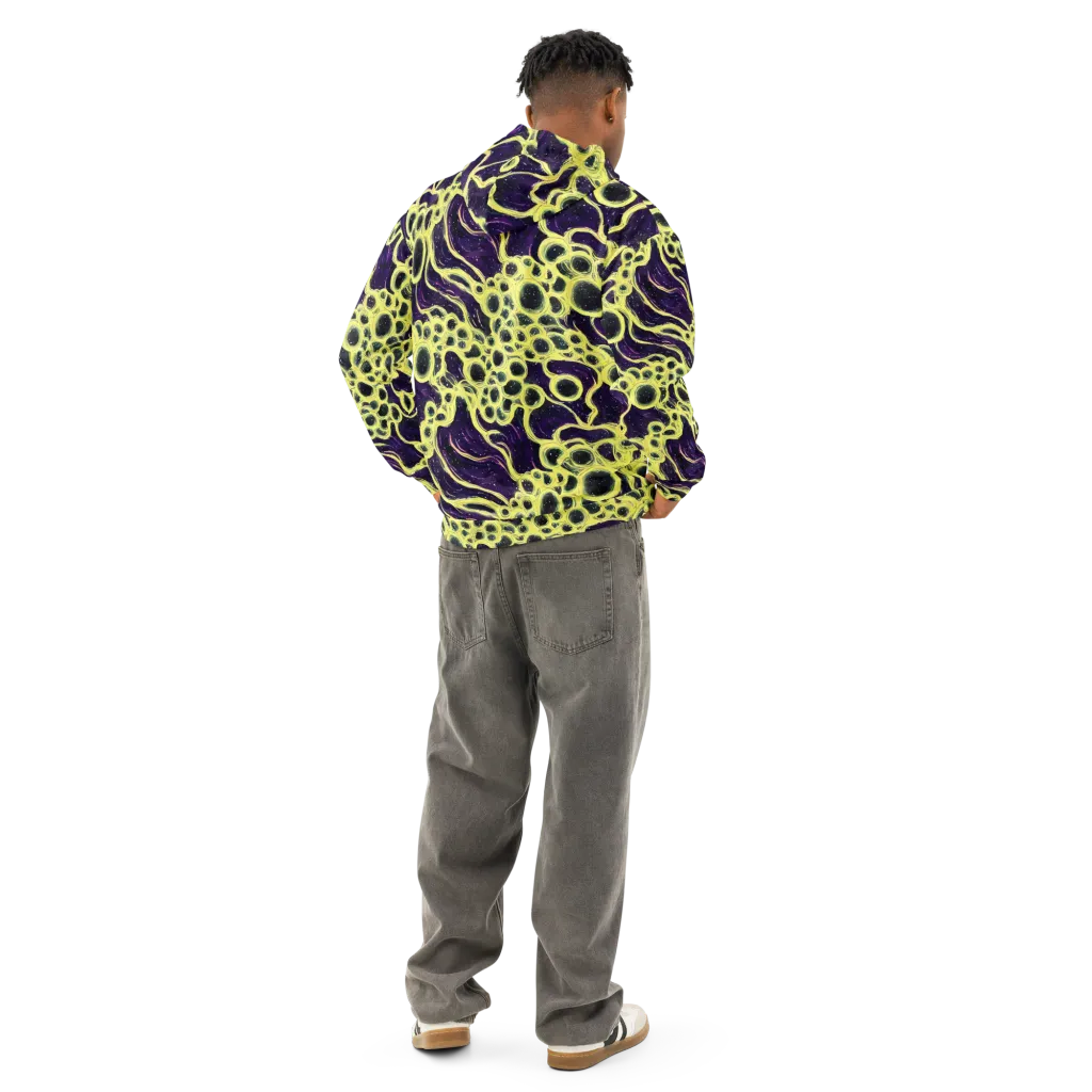 Solar Cells on Cotton Hoodie — Back