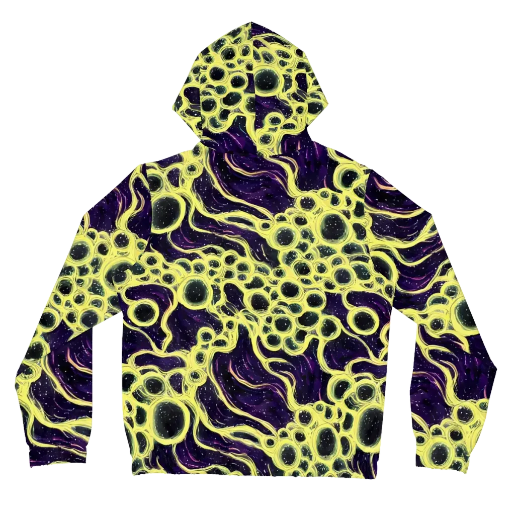 Solar Cells on Women's Full-Zip Hoodie — Back
