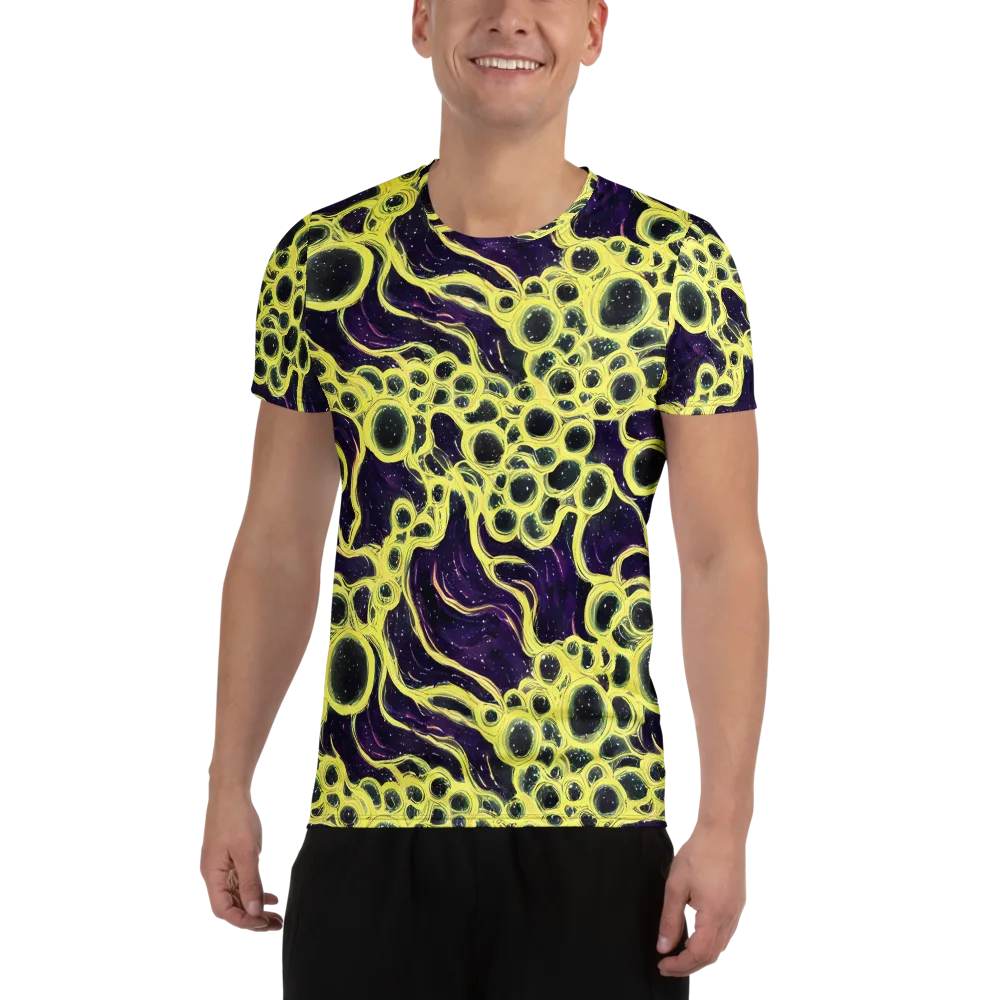 Solar Cells on Men's Athletic T-Shirt — Front
