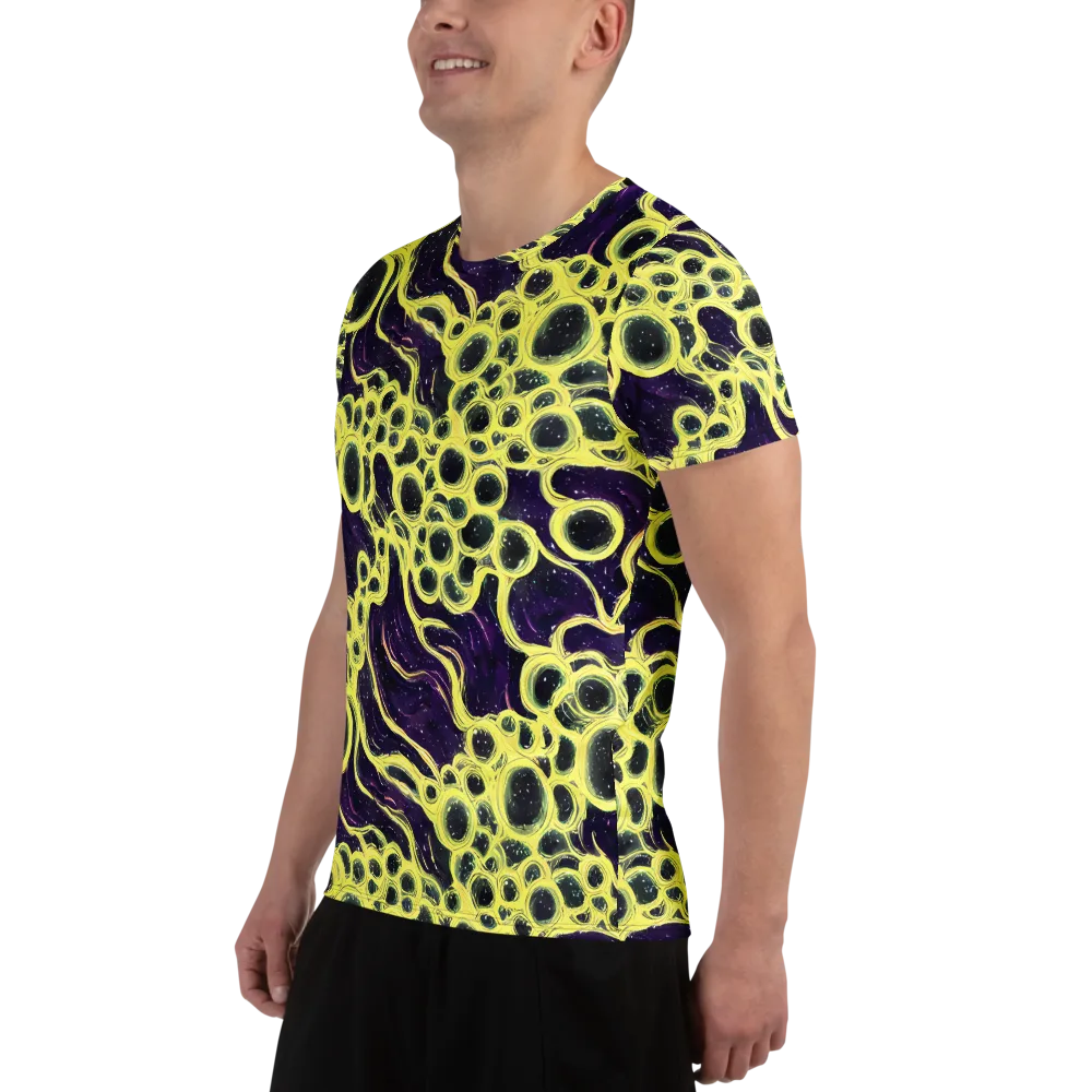 Solar Cells on Men's Athletic T-Shirt — Left