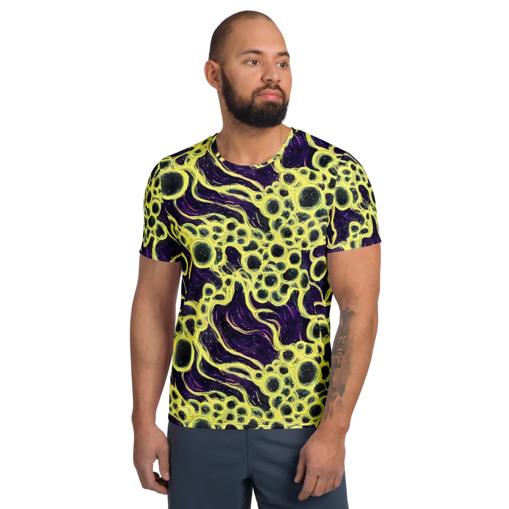 Solar Cells on Men's Athletic T-Shirt — Front