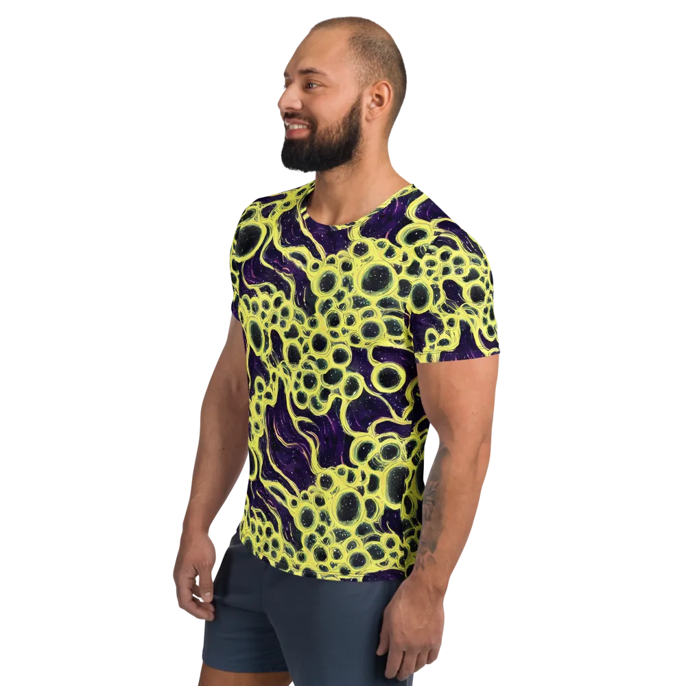 Solar Cells on Men's Athletic T-Shirt — Left