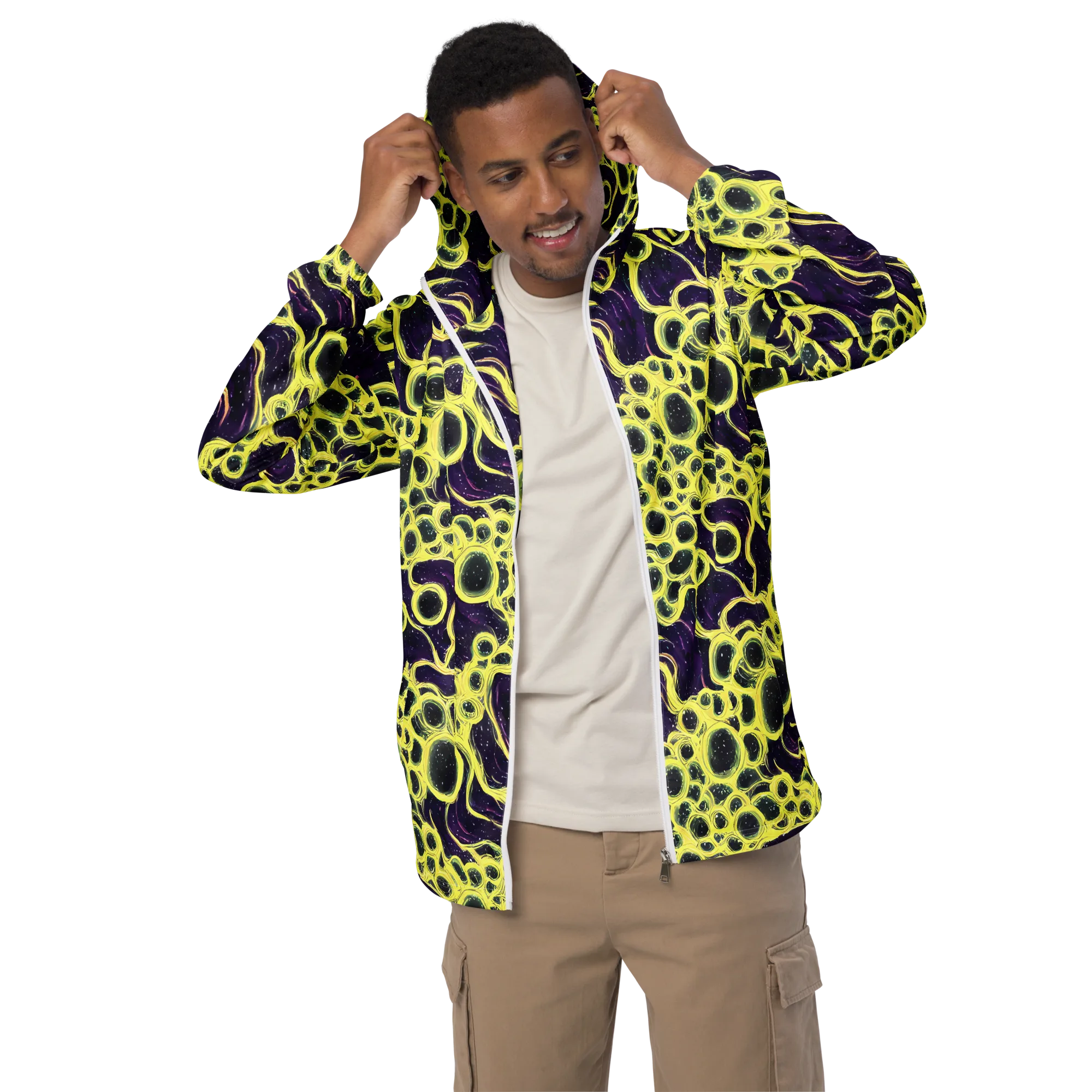 Solar Cells on Men's Windbreaker — Front