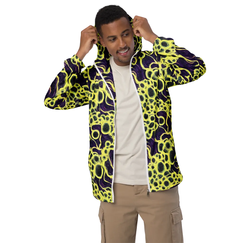 Solar Cells on Men's Windbreaker — Front