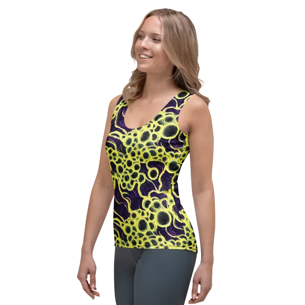 Solar Cells on Women's Tank Top — Left Front