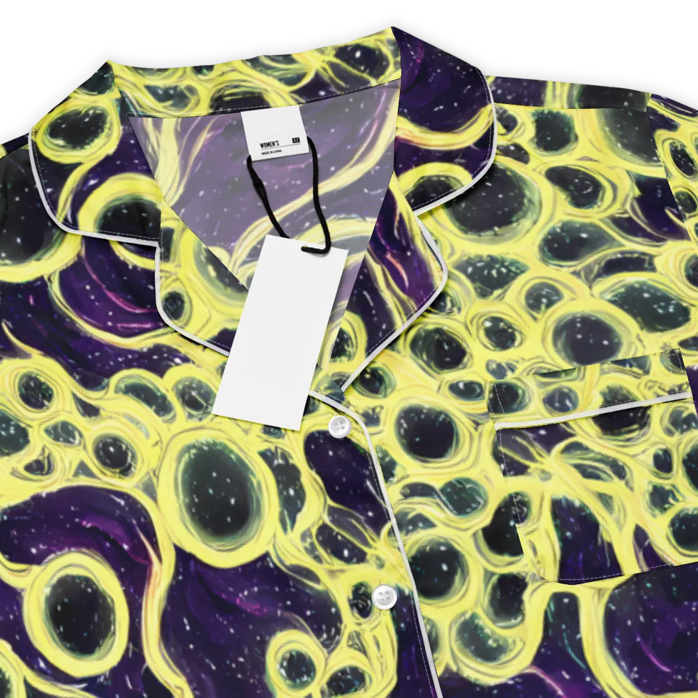 Solar Cells on Women's Short Sleeve Pajama Top — Product details
