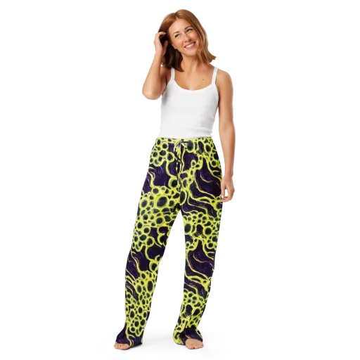 Solar Cells on a Women's Pajama Pants