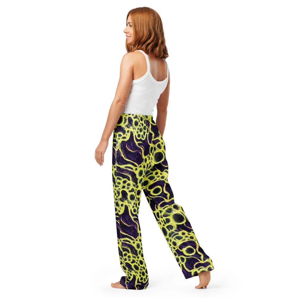 Solar Cells on Women's Pajama Pants — Back