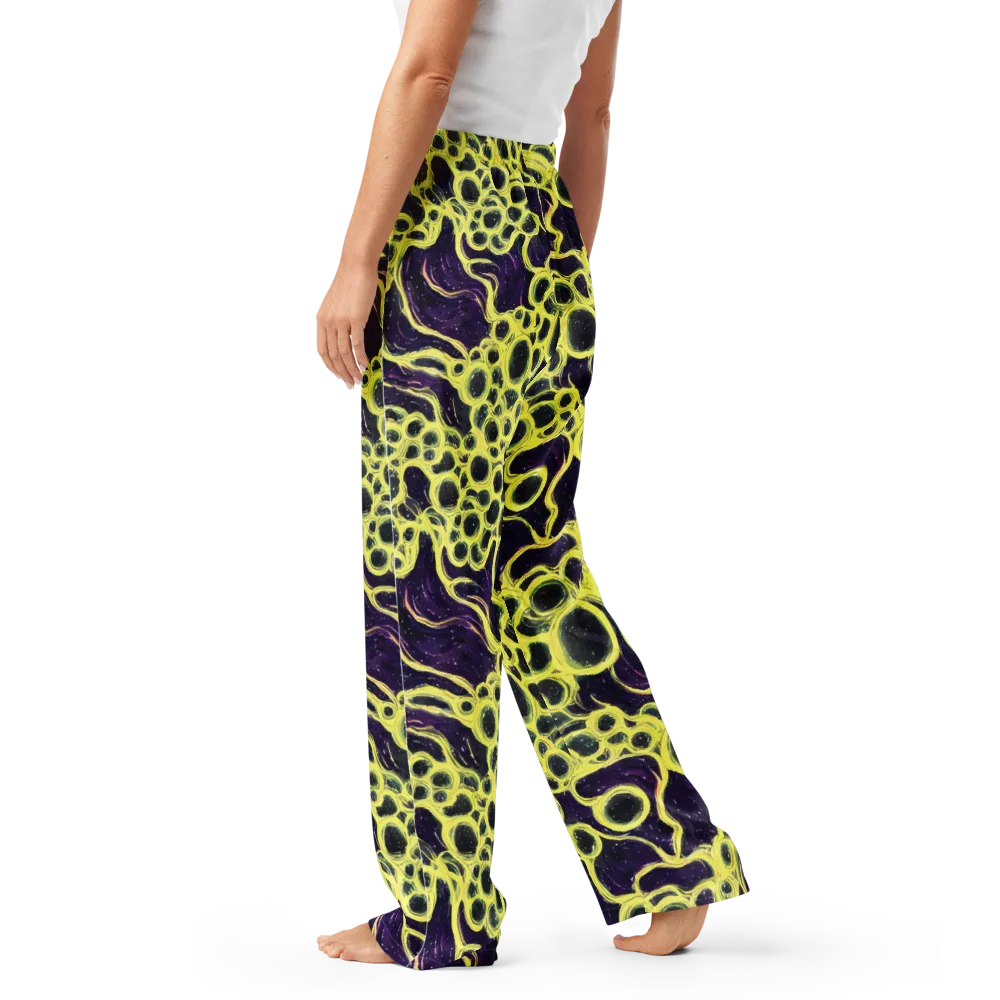 Solar Cells on Women's Pajama Pants — Left