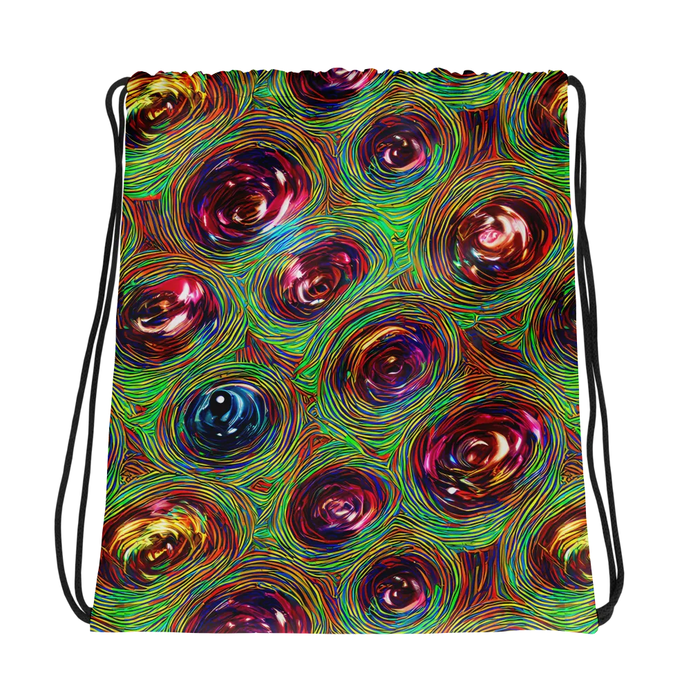 Kaleido Bloom on Drawstring Bag — Photo