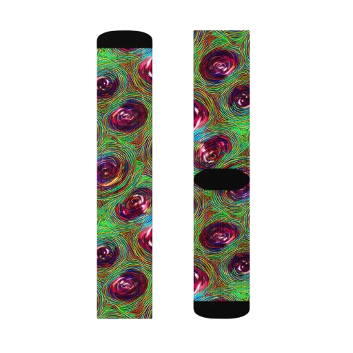 Kaleido Bloom on a Socks