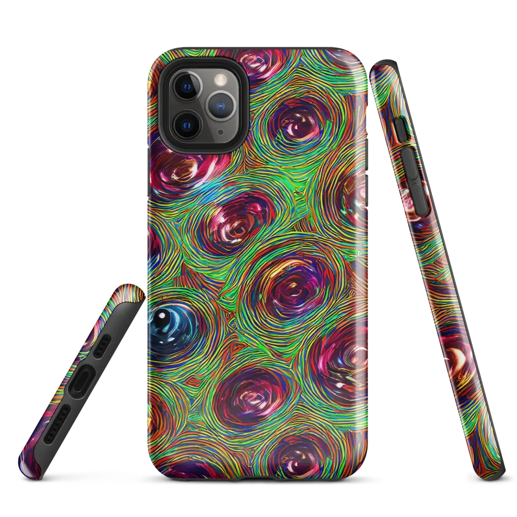 Kaleido Bloom on Tough Case for iPhone® — Front