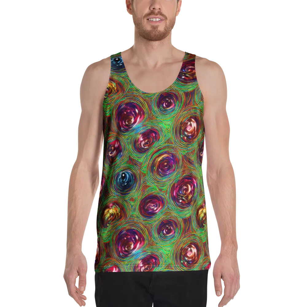 Kaleido Bloom on Men's Tank Top — Front