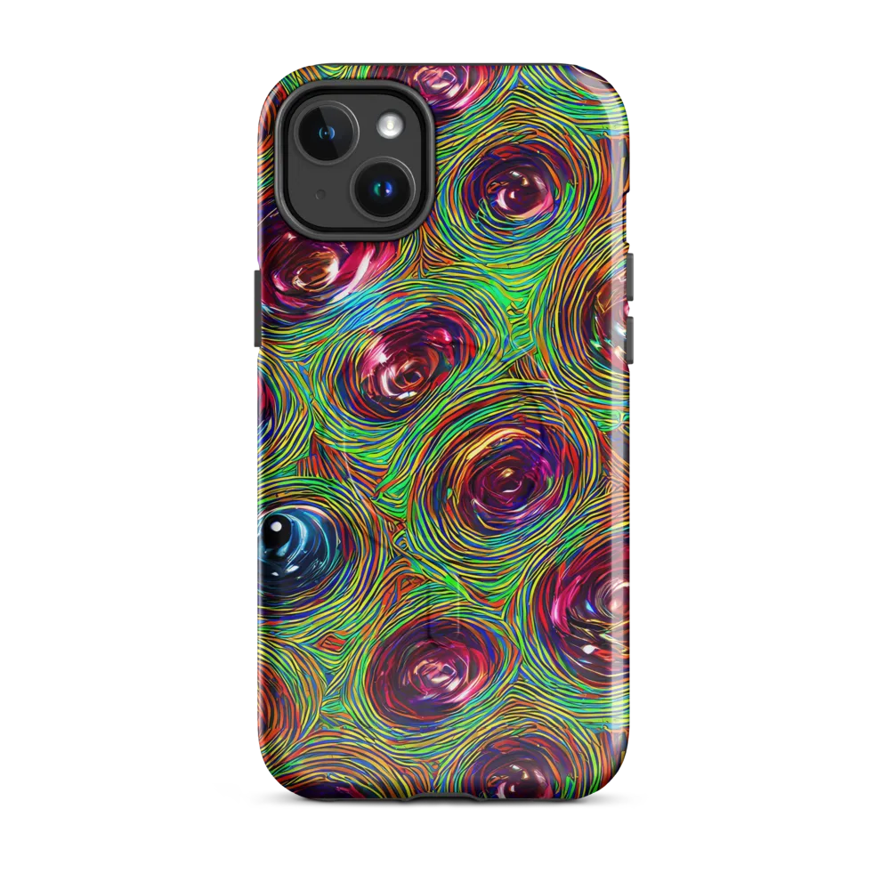 Kaleido Bloom on MagSafe Tough Case for iPhone® — Front