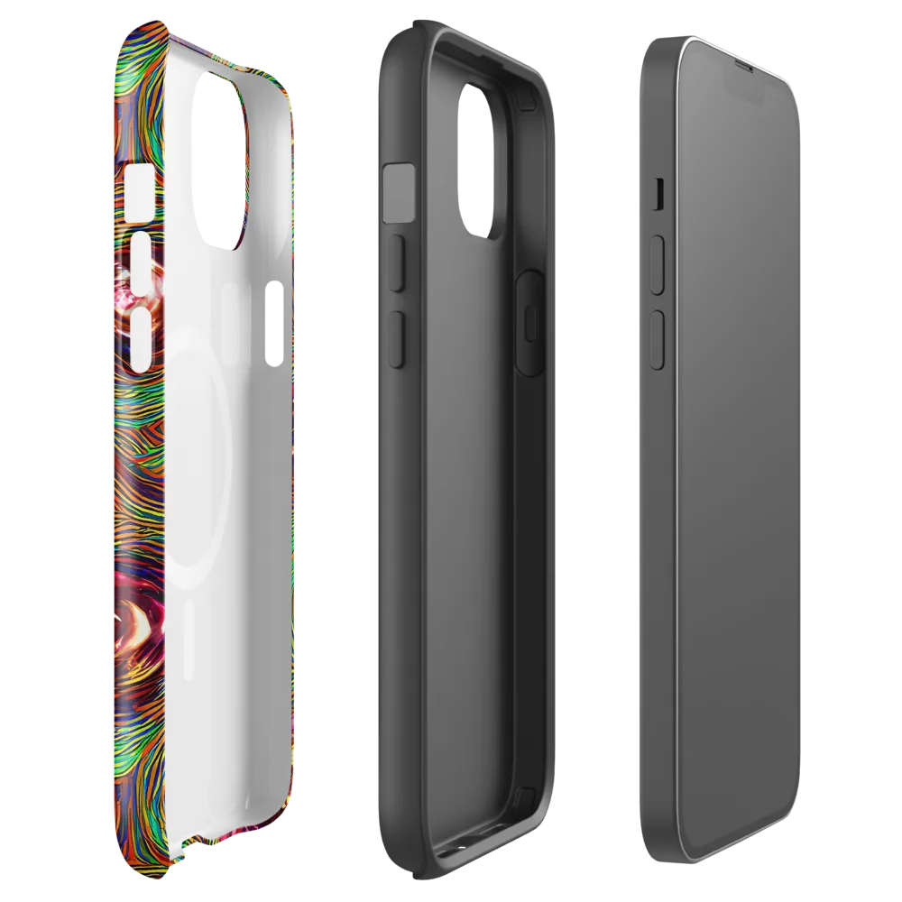 Kaleido Bloom on MagSafe Tough Case for iPhone® — Front