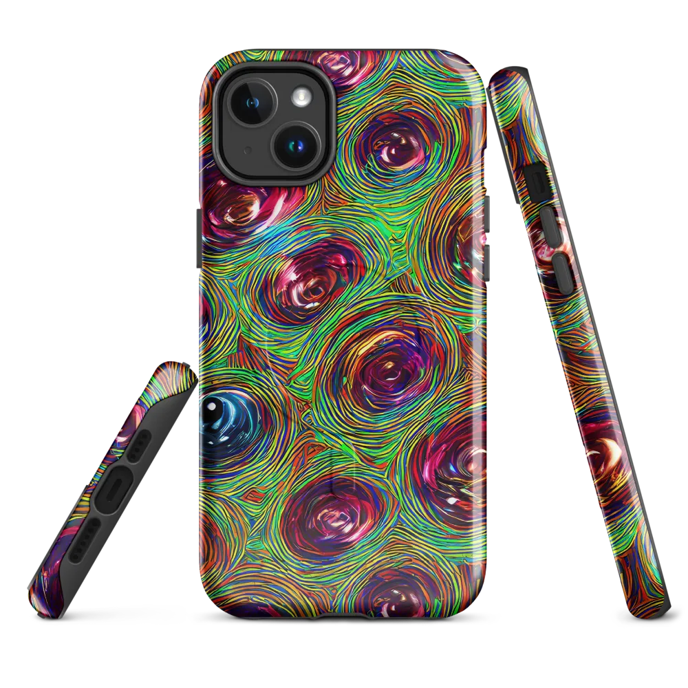 Kaleido Bloom on MagSafe Tough Case for iPhone® — Front