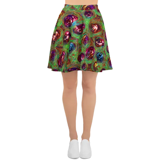 Kaleido Bloom on a Skater Skirt
