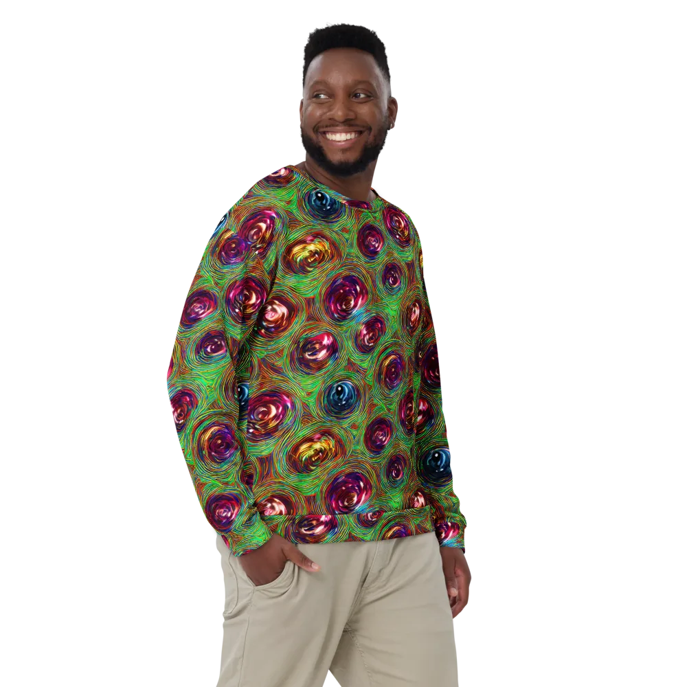 Kaleido Bloom on Sweatshirt — Front