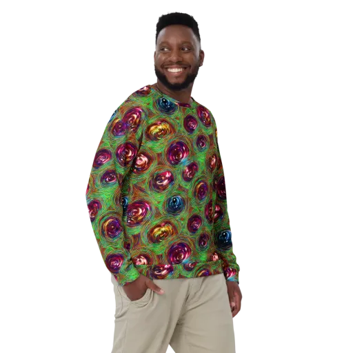 Kaleido Bloom on a Sweatshirt
