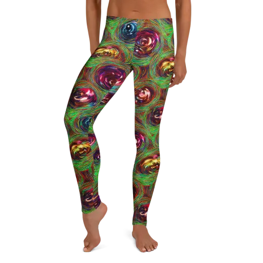 Kaleido Bloom on a Leggings