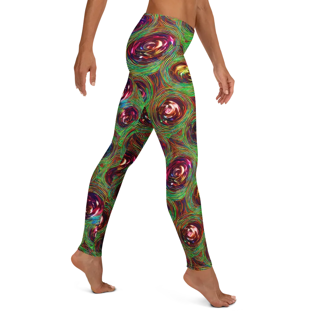 Kaleido Bloom on Leggings — Right