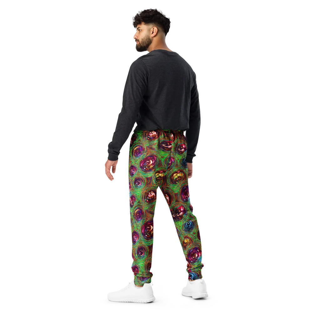 Kaleido Bloom on Men's Joggers — Back