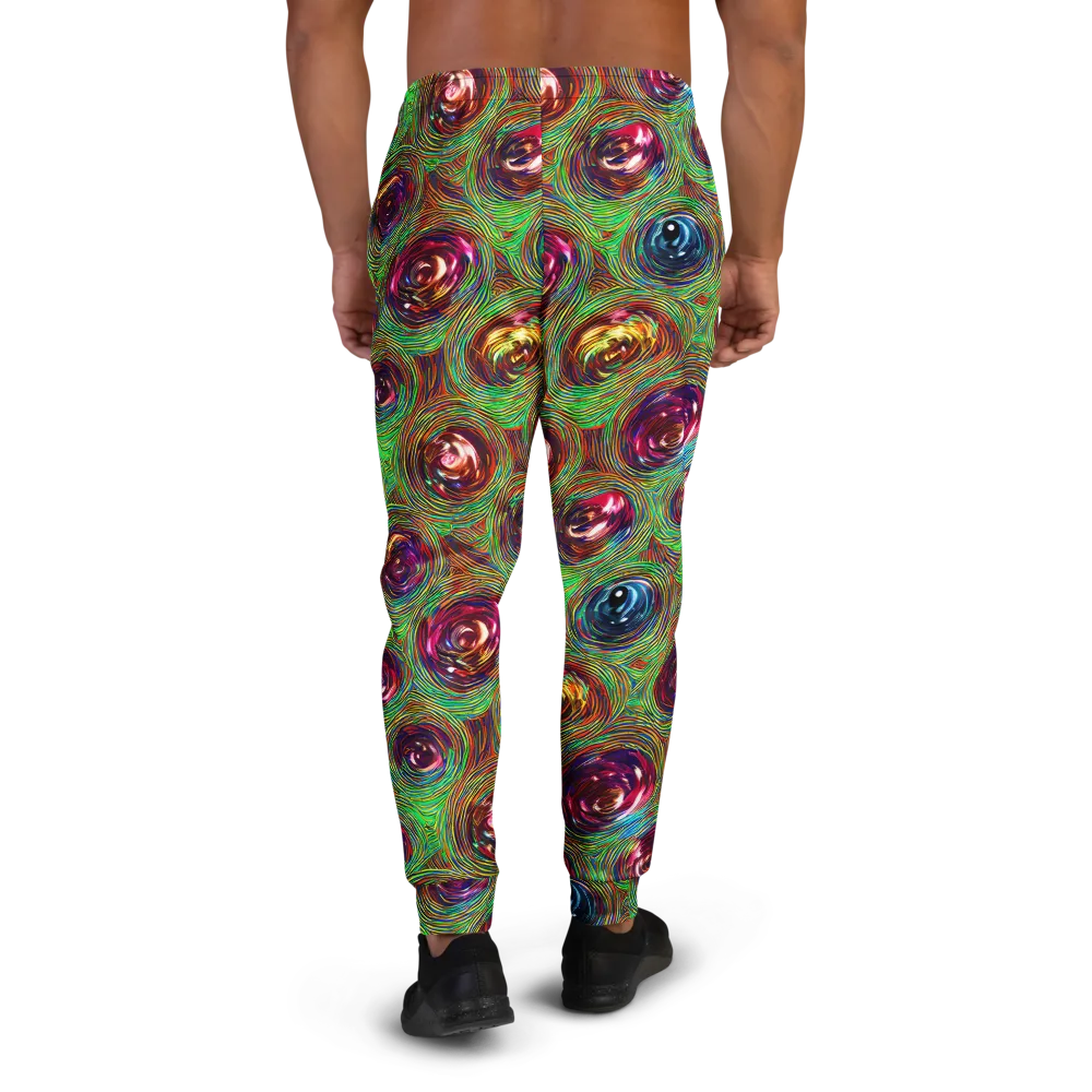 Kaleido Bloom on Men's Joggers — Back