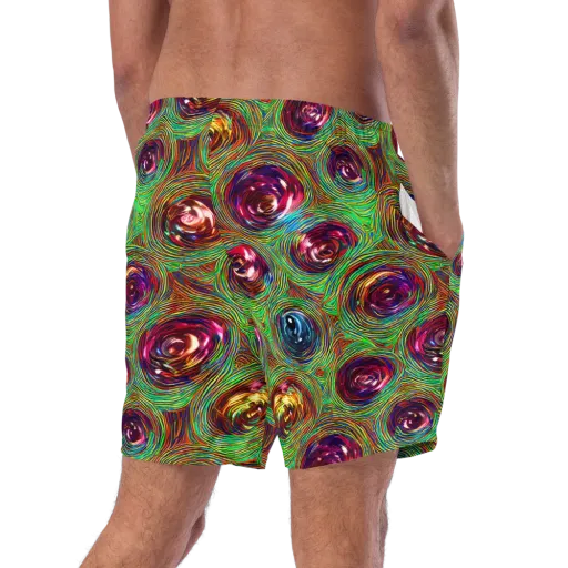 Kaleido Bloom on a Swim Trunks