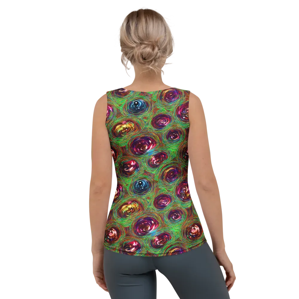 Kaleido Bloom on Women's Tank Top — Back