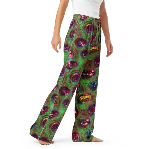 Kaleido Bloom on a Women's Pajama Pants