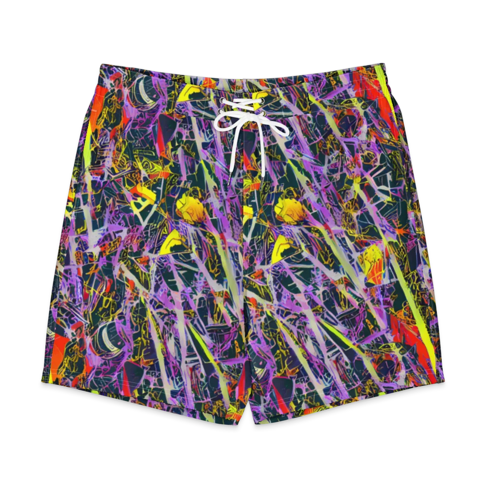 Sonic Shards on Men's Board Shorts — Front