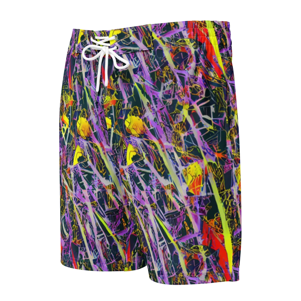 Sonic Shards on Men's Board Shorts — Front