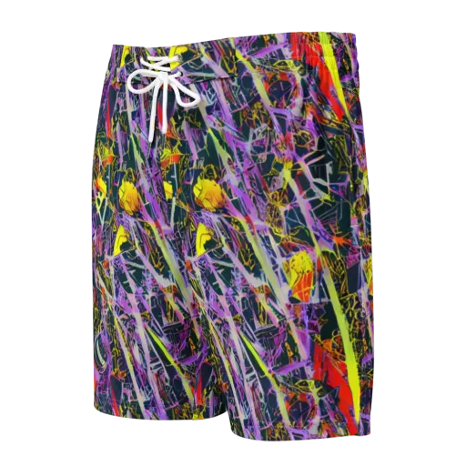 Sonic Shards on a Men's Board Shorts
