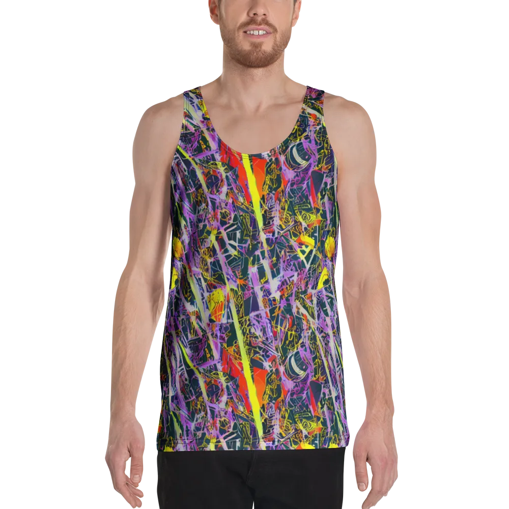 Sonic Shards on Men's Tank Top — Front