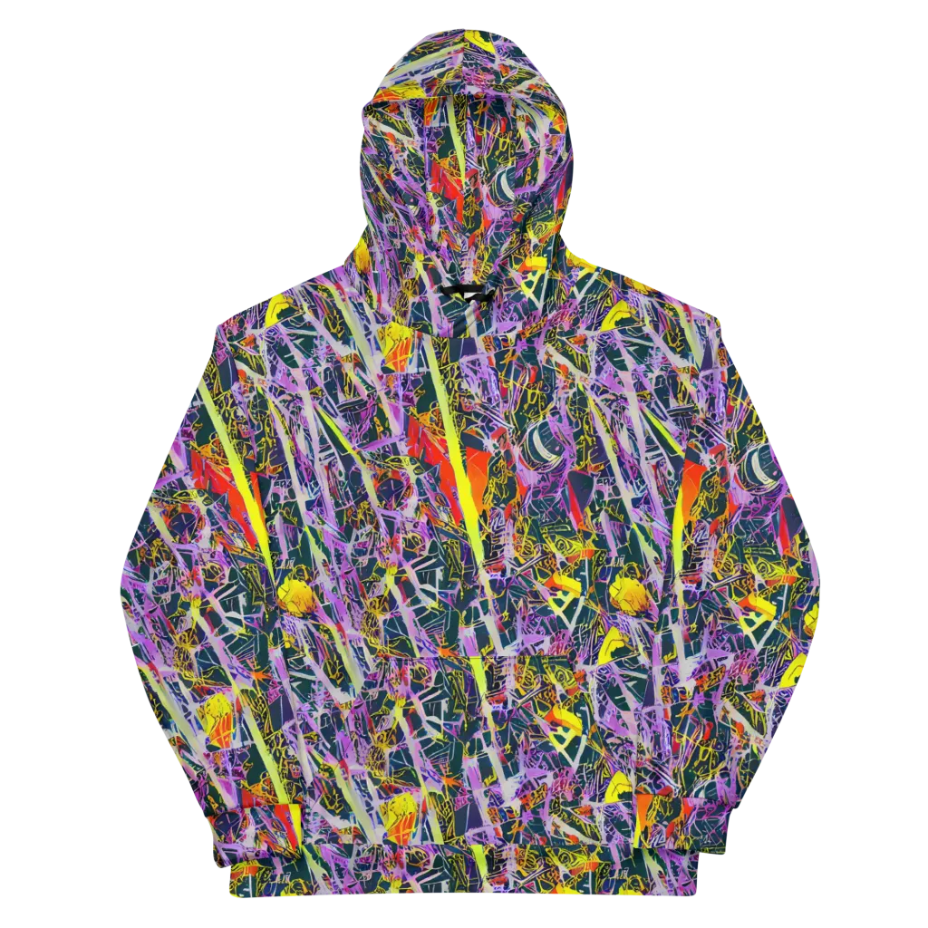 Sonic Shards on Cotton Hoodie — Front
